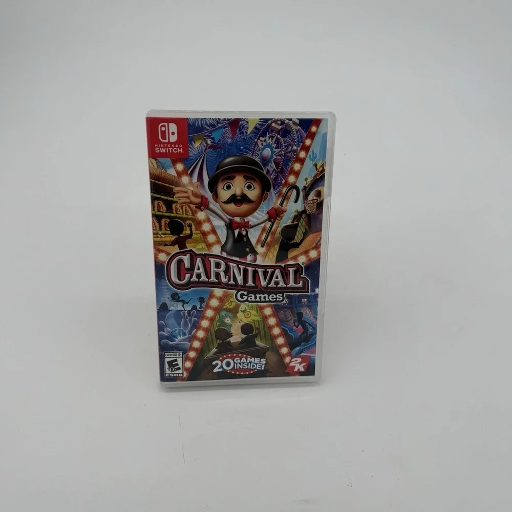 Carnival Games Nintendo Switch 2K Complete CIB Pre-Owned‎ Working